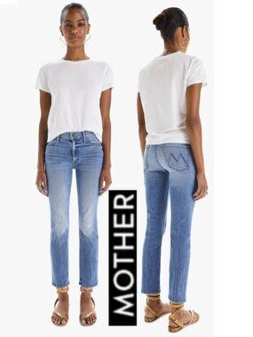 MOTHER Mid Rise Dazzler Ankle Jeans Size 26 We The Animals